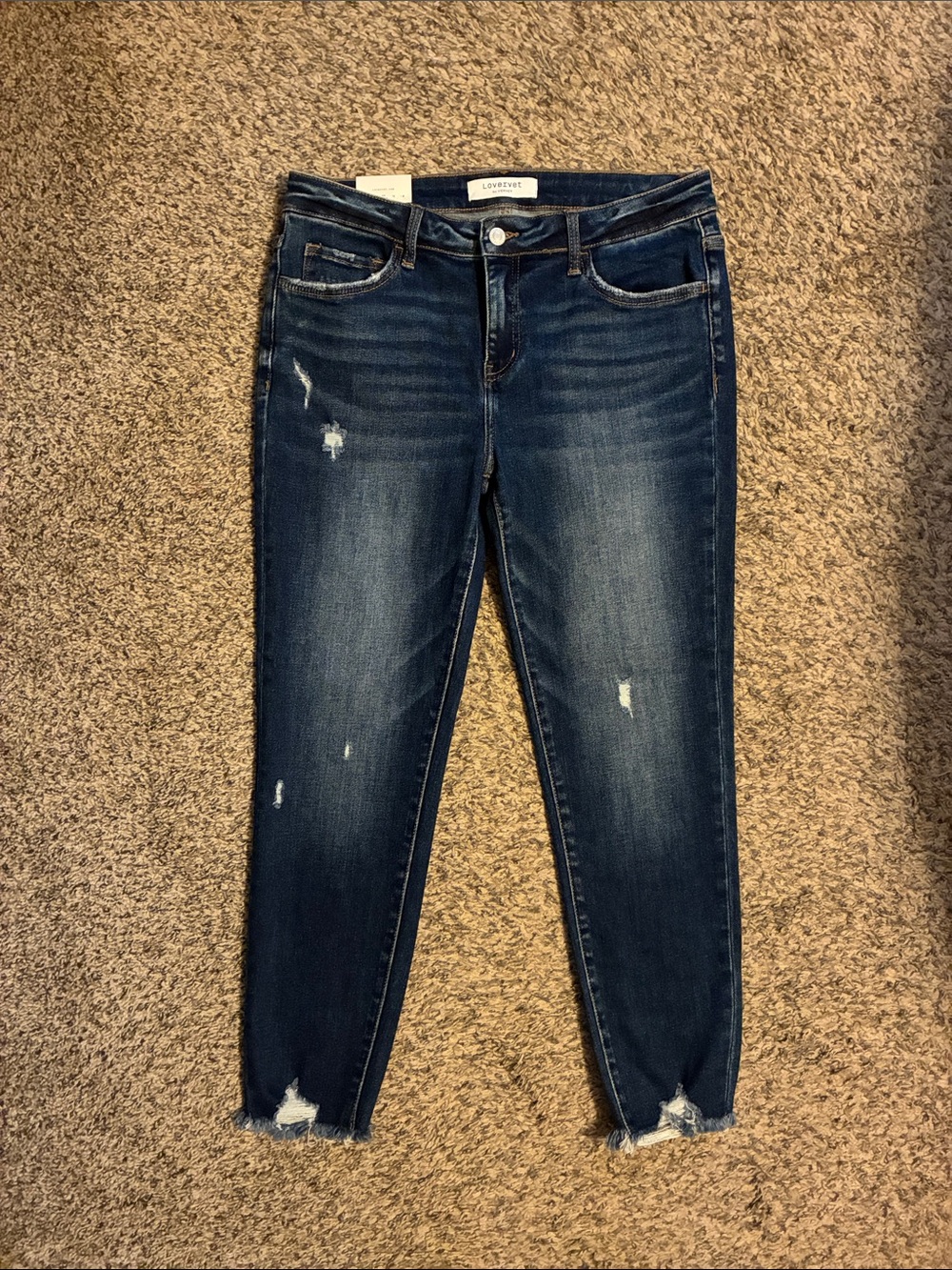 Lovervet by Vervet mid rise skinny Jeans -size 30 NWT